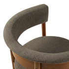 Modway Clea Curved Upholstered Dining Chairs - Taupe - 2 Pack-10