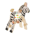 Manhattan Toy - Zèbre safari en bois, jouet d'activité-5