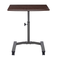 Seville Classics Mobile Laptop Desk Cart (WEB162)-Welded metal construction ensures the cart is sturdy, but lightweight