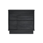 Manhattan Comfort - Table de nuit moderne Horizon 55,1 cm - Gris charbon-Table de nuit moderne pour chambre et salon
