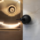 Happy Sinks Kiwi Ceramic Soap Dispenser - Matte Black-30 Day Limited Manufacturer Warranty