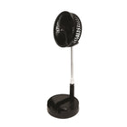 Royal Sovereign - Ventilateur de bureau/de sol 2-en-1 rechargeable avec fixation et 4 vitesses-Chargement rapide en moins de 4,5 heures