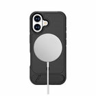 Blu Element Armour Ultra Compatible with MagSafe with Kickstand Case for iPhone 17 - Black-Quick response electroplate buttons