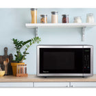 Magic Chef - Micro-ondes de comptoir 1,1 pi³ en acier inoxydable avec commande tactile numérique-Fonction de cuisson express pour un démarrage instantané
