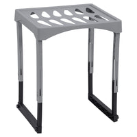 Locker Gear Locker Shelf with Extendable Legs - Grey-Expandable and adjustable - extendable legs for customized shelf height