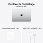 Apple - Portatif MacBook Pro 16 po - M4 Pro - SSD 512 Go - Mémoire unifiée 24 Go - Argent - Français-Connectez absolument tout: MacBook Pro 16 po comprend trois ports Thunderbolt 5, un port de recharge MagSafe 3, une fente pour carte SDXC, un port HDMI et une prise pour écouteurs. Et il prend en charge jusqu’à deux moniteurs avec la puce M4 Pro
