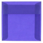 JAM Paper - Enveloppes d'invitation carrées en vélin translucide - 6,5 po x 6,5 po - Bleu primaire - paquet de 25 (PACV527)-Couleur : bleu primaire.