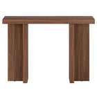 Hudson&Canal Dimitra 42"W Console Table - Satin Walnut-Table is made of high-quality and durable MDF materials