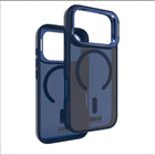 Blu Element Chromatic Kick MagSafe Case for iPhone 17 Pro Max - Navy-Extra camera protection with fold-out Kickstand for landscape viewing