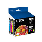Epson 200 DURABrite Ultra Ink Cartridge Combo Pack - High Capacity Black/Standard Colour -Epson printing system is specifically designed to be used with Epson Genuine Cartridges. Use of non-genuine ink could cause damage not covered under the printer’s limited warranty.