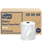Tork - Essuie-mains en rouleaux, Advantage, 700', blanc - paquet de 6-Essuie-mains papier en rouleaux adaptés aux systèmes de distributeurs H1 Tork Matic : une offre large de distributeurs avec des remplissages qui garantissent toutes combinaisons pour s'adapter à tous types différents de besoins dans les entreprises