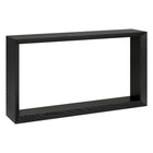 Hudson&Canal Osmond 55"W Console Table - Black Grain-A modern contemporary design for your entryway, living room, den, and more