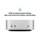 Apple Mac mini - M4 - 16 GB - 256 GB SSD - Silver-Apps fly with apple silicon: All your favourites, including Microsoft Excel, Adobe Photoshop and Zoom, run lightning fast in MacOS