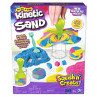 Kinetic Sand Squish N’ Create-One & only kinetic sand: The original magical moving play sand that kids love! It sticks together for easy shaping & cleanup. It never dries out so kids can play again & again.