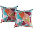 Modway Outdoor Patio Single Pillow - Mosaic-Plush Polyester Fiber Filling
