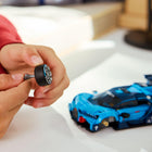 LEGO Speed Champions Bugatti Vision GT Hyper Sports Car-Bugatti car toy to display on a shelf or desk after playtime