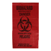 WASIP Bio-Hazard Red Bag-Used to collect, store, and transport biohazardous and infectious waste