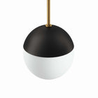 Modway Stellar 1-Light Pendant Light - Opal/Satin Brass-Requires 1 E26 60W Lightbulb