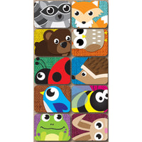 Ashley Productions Non-Magnetic Mini Whiteboard Erasers - Keyhole Kritters - 10 Pack-Non-Magnetic Mini Whiteboard Erasers, Super fun themed designs and great for small hands!