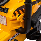 Freddo 12V Excavator 1 Seater Ride-On for Kids-Mp3 + USB + Aux-in: Add some tunes to your kid's rides with the Mp3 + USB + Aux-in feature that comes with this excavator. They will always have something to jam out to in the car, no matter where they go