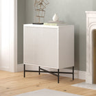 Hudson&Canal Brighton 28"W Accent Cabinet - White-Features easy assembly