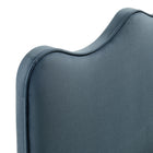 Modway Athena Stain-Resistant Performance Velvet King Size Headboard - Cadet Blue-7
