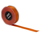 JAM Paper Double Faced Satin Ribbon - 7/8" W x 25 yd. - Orange-Size: 0.875" x 25 yards