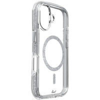 LAUT AERO SPARKLE MagSafe Case for iPhone 16 - Crystal Silver-A blend of style and cutting-edge technology