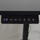 Ezywork Dual Motor Electric Height Adjustable Standing Desk - 48" x 24" - Black Frame / Black Table Top-Weight Capacity: 220 lbs