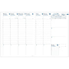 Quo Vadis 2026 Trinote Weekly Planner - 7.25" x 9.50" - Assorted Colours - English-Stitched binding