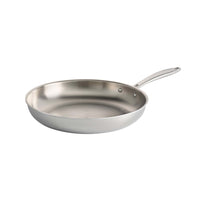 Tramontina 8" Tri-Ply Clad Stainless Steel Fry Pan - Seattle Handle-The Tramontina Tri-Ply Clad Stainless Steel Fry Pan offers professional-grade performance for any kitchen. Built with tri-ply clad construction, featuring an aluminum core between two layers of high-quality 18/10 stainless steel, this pan ensures even heat distribution, providing you with superior control over every dish