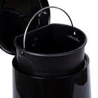 Truu Design 5L Elegant Flared Premium Trash Can - 13.5" - Black-Removable bucket for easy disposable, simply lift out the bucket