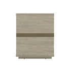 Manhattan Comfort Evelyn 20" Modern 1-Drawer Nightstand - Natural-Home Assembly Required. All Hardware Included