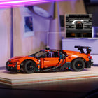 LEGO Technic Bugatti Chiron Pur Sport Hypercar-Hypercar model with steering, W16 engine, opening doors and opening hood