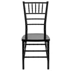 Flash Furniture HERCULES PREMIUM Series Black Resin Stacking Chiavari Chairs - 2 Pack-Set of 2 Chiavari Chairs