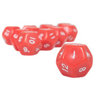 Learning Advantage 12-Sided Polyhedra Dice - 3 Pack-EARLY AND ELEMENTARY MATH -- Organize hands-on probability activities. Practice number recognition, place value, less than, greater than, addition, subtraction and more!