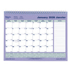 Blueline - 2026 Calendrier mensuel - 11 po x 8-1/2 po - Bilingue-12 mois: janvier 2026 à décembre 2026