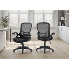 Monarch Specialties - 7367 Chaise de Bureau Ergonomique En Maille - Noire-9