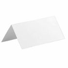 JAM Paper Printable Place Cards - 3 3/4" x 1-3/4" - White Placecards - 12 Pack-Color: White / Complement any party theme and signify a special event with colorful place cards.