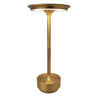 Xtricity Spirit Portable LED Touch Table Lamp - Gold-All-metal construction for durability and a premium finish