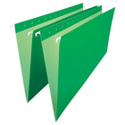 Staples Green Hanging File Folders - Legal Size - 25 Pack-Legal size