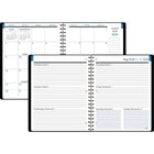 Mead 2026-2027 Upper Class Weekly/Monthly Student Planner - 9-7/8" H x 7-3/4" W - Black - Bilingual-Page size: 9-7/8" H x 7-3/4" W