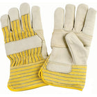 Zenith Safety - Gants D'Ajusteur Avec Paume Renforcée, T-Grand, Paume En Cuir Fleur De Vache, paquet de 12-Matériau du poignet Caoutchouté