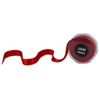 JAM Paper Double Faced Satin Ribbon - 7/8" W x 25 yd. - Red-Quantity: Roll Sold Individually