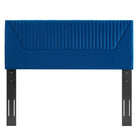Modway Patience Channel Tufted Performance Velvet King/California King Headboard - Navy-Plywood & MDF Frame