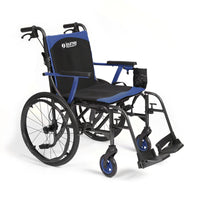 Journey So Lite C2 Ultra Lightweight Wheelchair - Black-Ultra lightweight folding wheelchair design supports portable everyday mobility