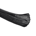 Helix - Manchon de câble en maille 6 pi, Noir-Longueur: 2 meter