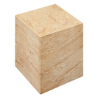 Modway Jordana Square Plinth Indoor/Outdoor Patio Concrete Side Table - Travertine-7