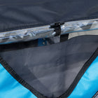 Aosom - Remorque de vélo 2 places pour enfants 2-en-1 poussette double pour bébé - bleu-Couleur : Bleu, Gris, Noir, Argent 