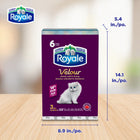 Royale Velour 3-Ply Facial Tissue - 82 Sheets/Box - 48 Pack-9